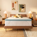 7,6 cm dicke kuehlende Premium-Matratzenauflage in Weiss, komfortable Auflage fuer King- und Queensize Betten